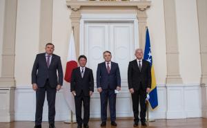 Sastanak: Članovi Predsjedništva BiH primili ministra vanjskih poslova Japana